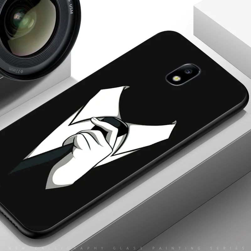 TPUBLK511 Для samsung J2 J4 Core лист черный чехол ТПУ J2J4J5J7 премьер задняя крышка чехол s Galaxy J3J5J7 бампер оболочки J2Pro J250F J4 J6Plus - Цвет: TPUBLK511