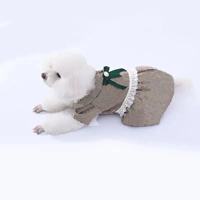 

Fashion Designer Dog Skirt Luxury Girl Dog Clothes Puppy Costume Jacket Pet Supplies CW975