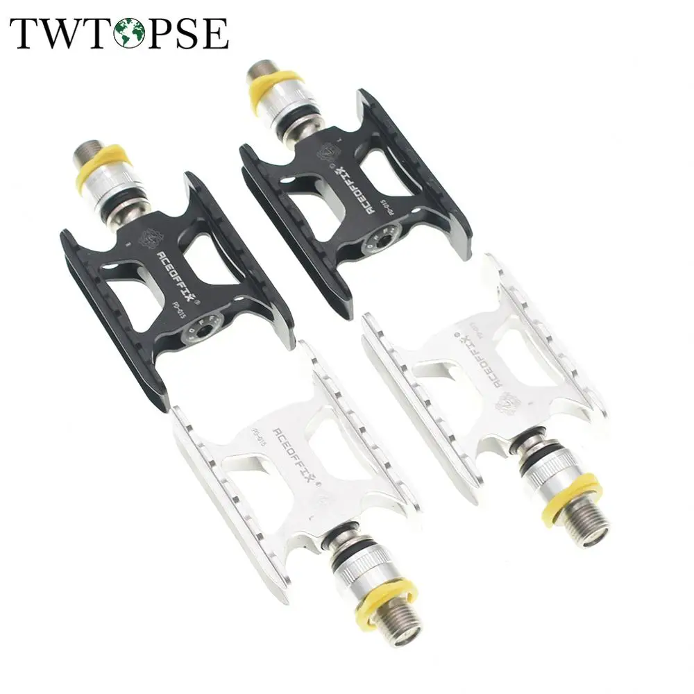 

TWTOPSE Bicycle Pedals Cycling Quick Release Aluminum Alloy 6061 T6 For Brompton For 3SIXTY Folding Bike 3 Bearings Pedals EZY