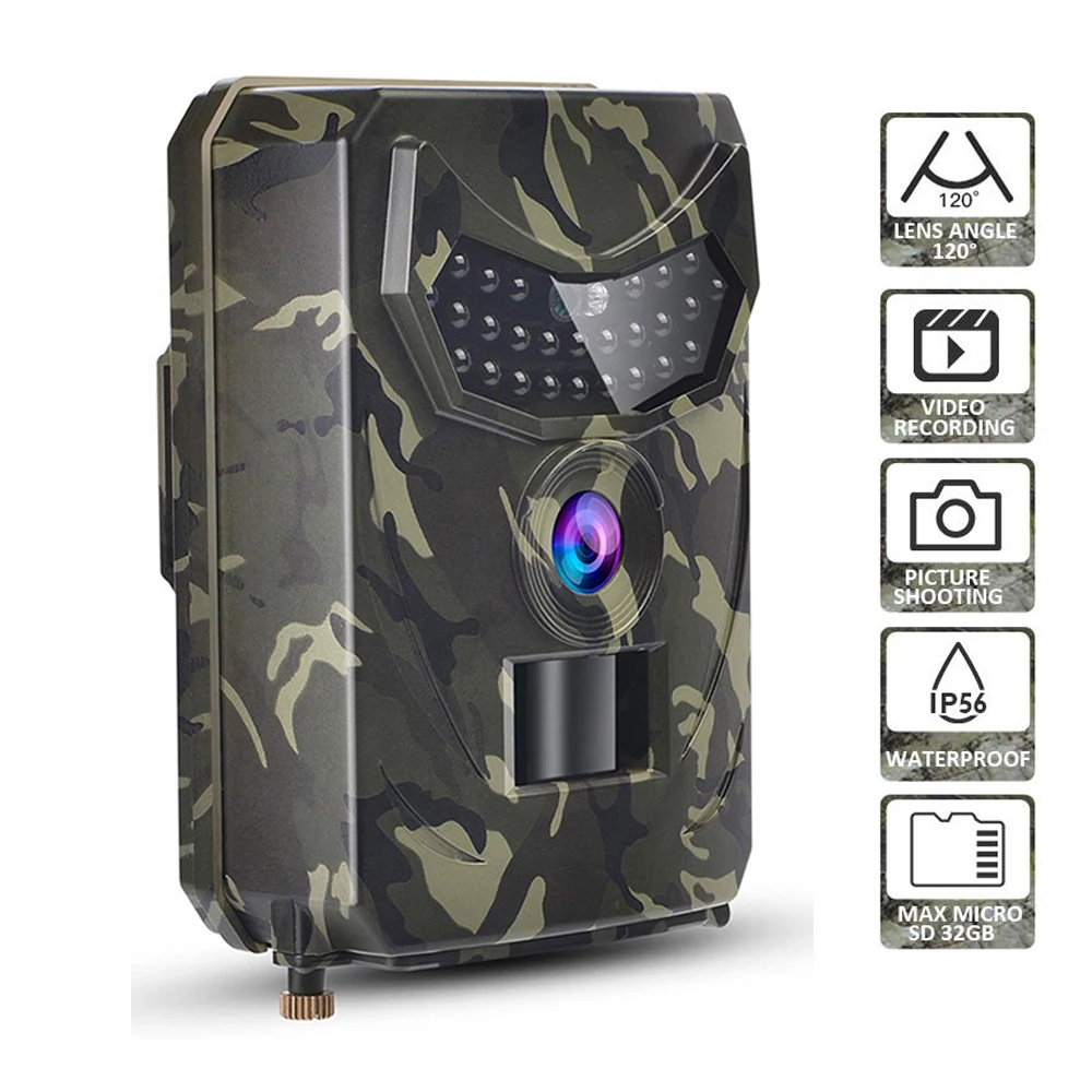 

12MP 1080P Hunting Camera Wildlife Photo Trap Night Vision Trail Thermal Imager Video Camares for Hunting Scouting Game