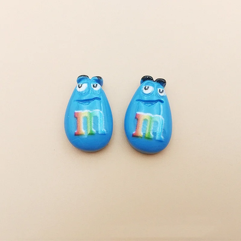 Новинка 2020 Мультяшные M бобы конфеты кабошон с плоским основанием имитация еды