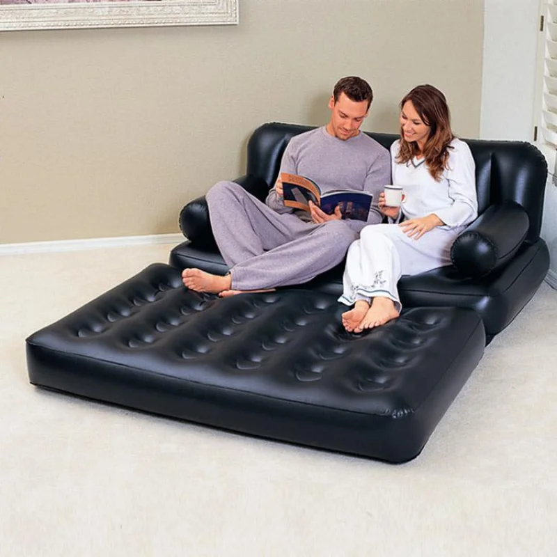 Надувной диван Этот Intex Lounge Blow Up Pull Out Queen Size надувной матрас лучше всего подходит