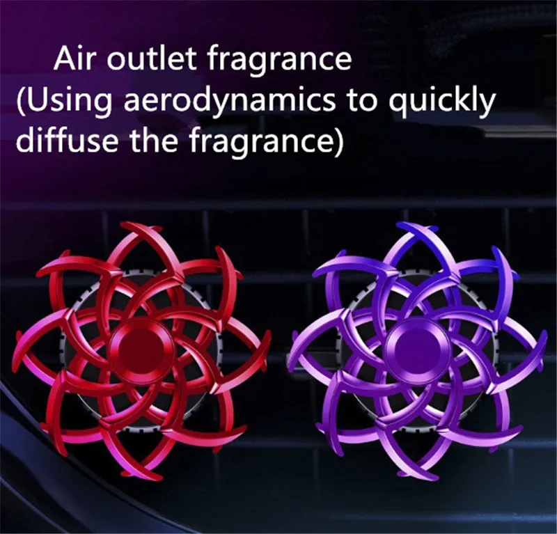 

Автомобильный освежитель воздуха с вращением в виде снежинки