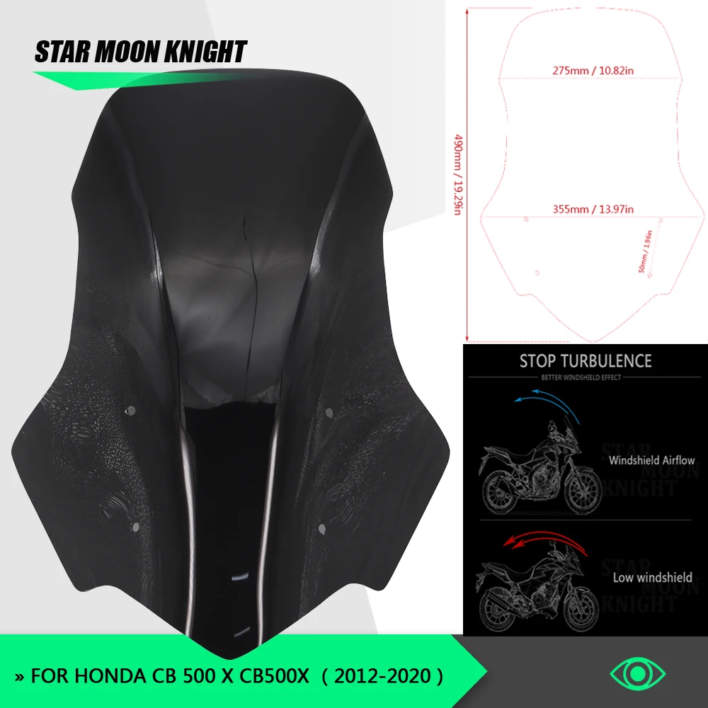 Мотоциклетные аксессуары ветровое стекло двойная пузырьковая пленка для Honda CB500X