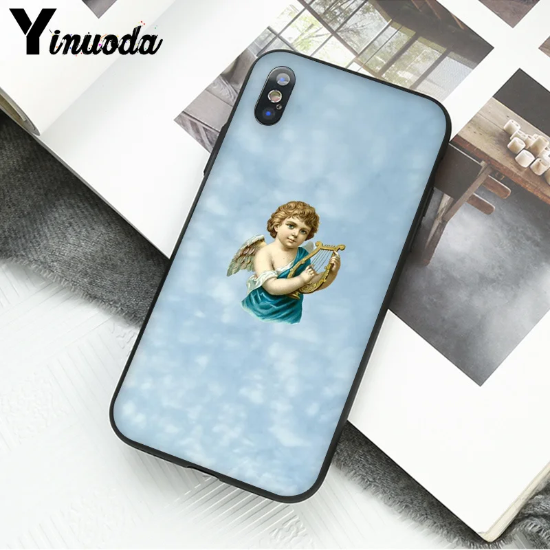 A8 Yinuoda Renaissance angels Cupid эстетика телефон аксессуары чехол для Apple iPhone 8 7 6 6S Plus X XS MAX 5 5S SE XR сотовые телефоны - Цвет: A8