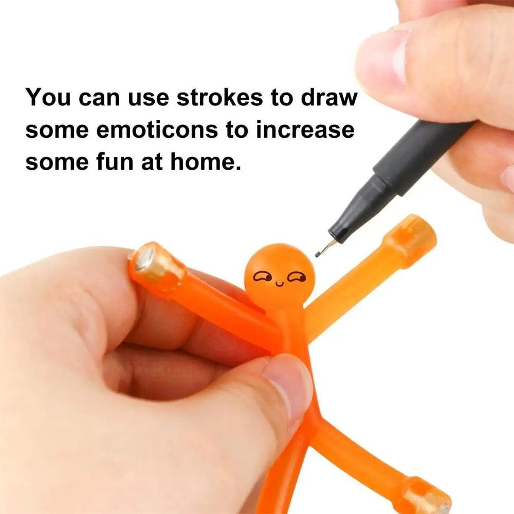 Красочный гуманоидный магнит с магнитами на руках и ногах идеально подходит для