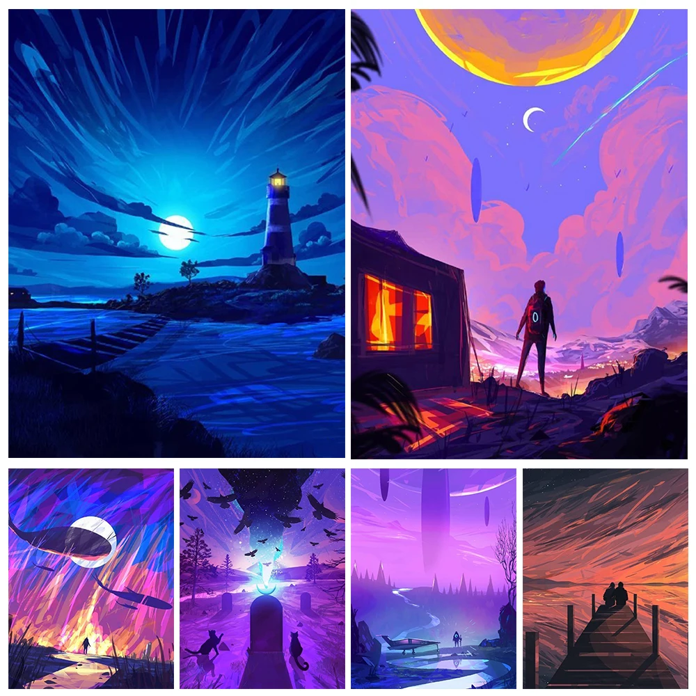 

Алмазная живопись 5D «сделай сам», уникальная инкрустированная картина с инкрустацией стразами ручной работы, домашняя декоративная живопи...