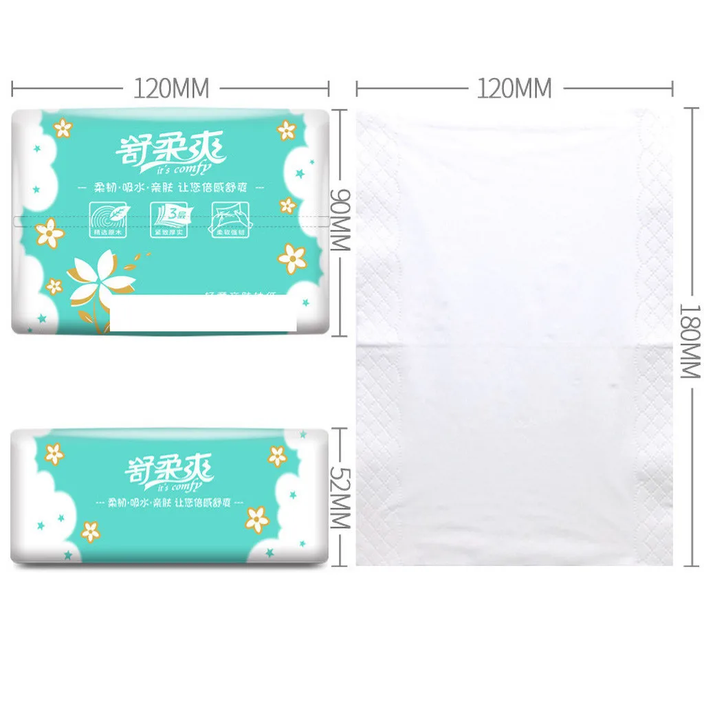 Туалетная бумага мягкая 6 упаковок 4 слойное полотенце Детская приятное для кожи