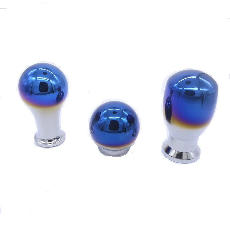 SPSLD ручка переключения передач алюминиевая запеченная синяя Универсальная