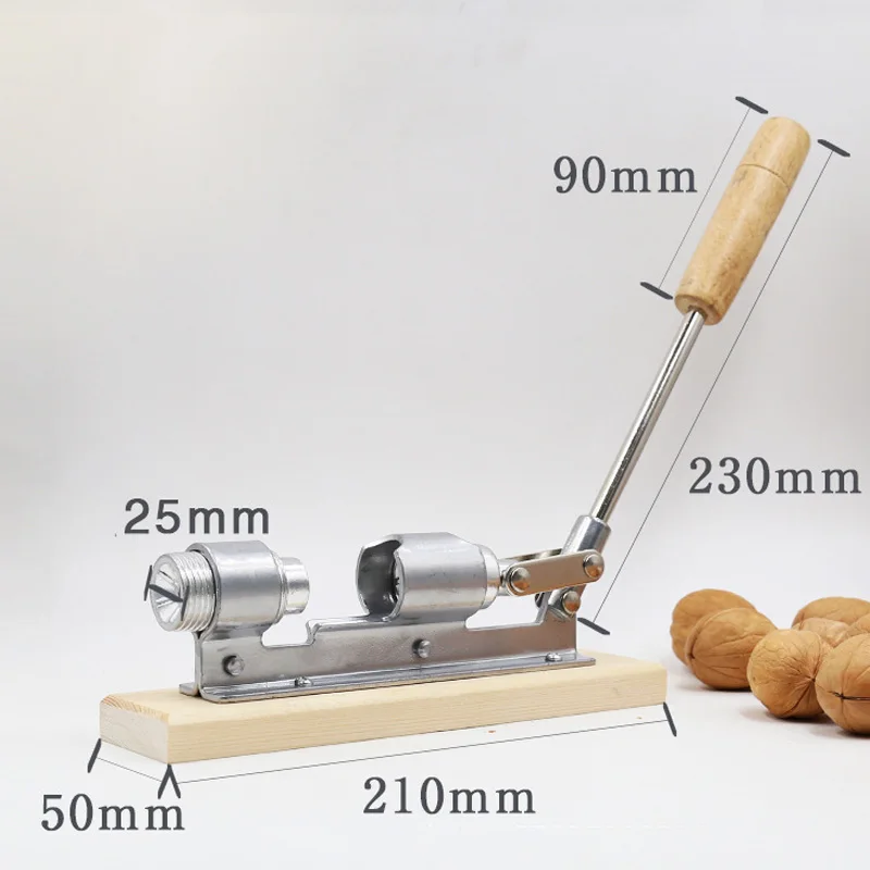 

1Pcs Nut Clamp Kitchen Tools Manual Nut Cracker Metal Mechanical Sheller Portable Walnut for Household Nut Peeling Machine Clip