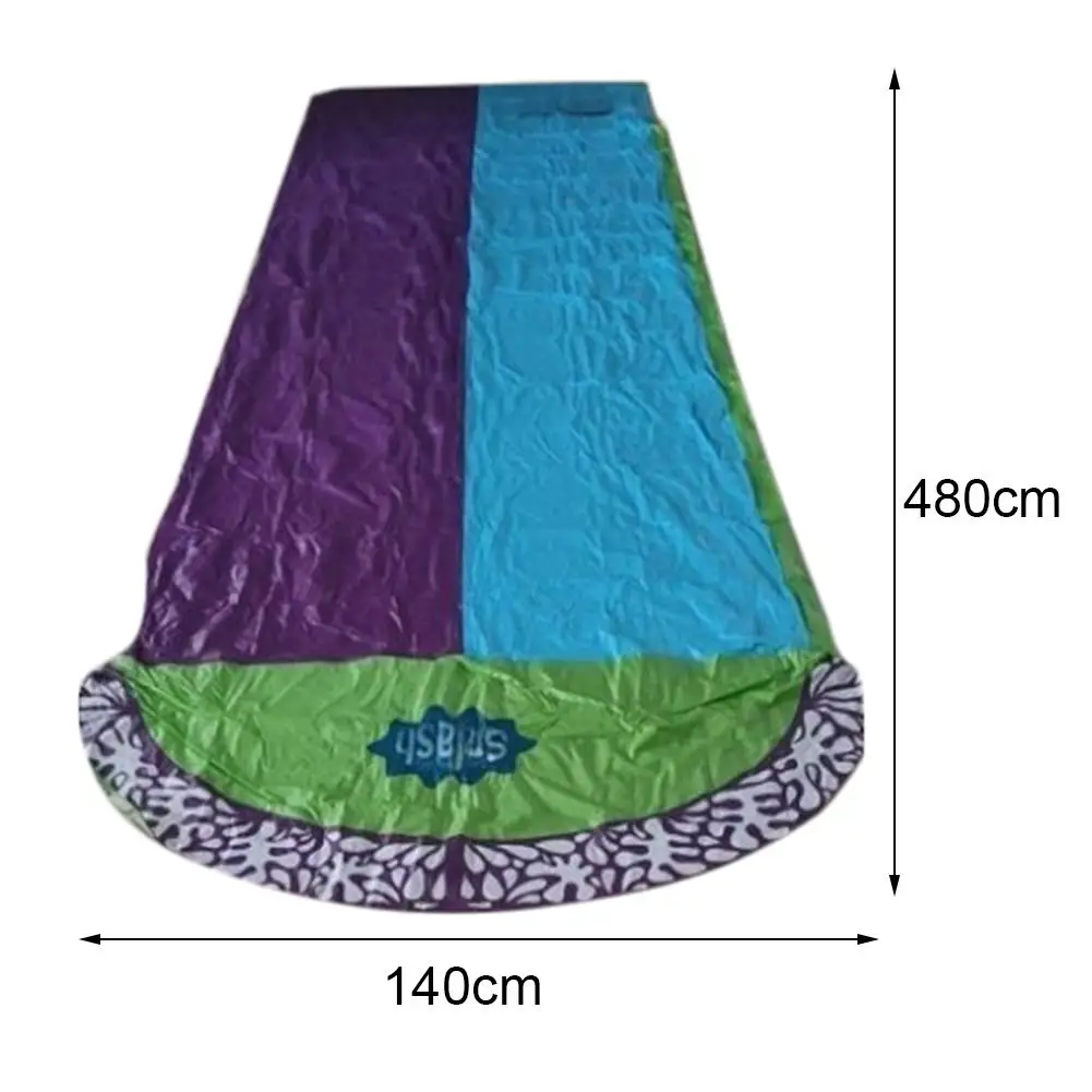 

For Children Summer Backyard Swimming Pool Games Outdoor Toys 4.8m Gian Surf 'N Double Water Slide Inflatable Play Center Slide
