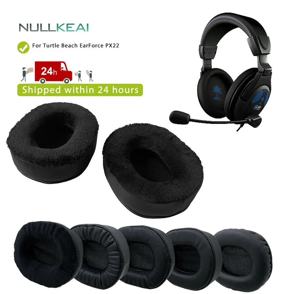 NULLKEAI Замена плотные кожаные подушечки для черепаха пляжные EarForce PX22 наушников