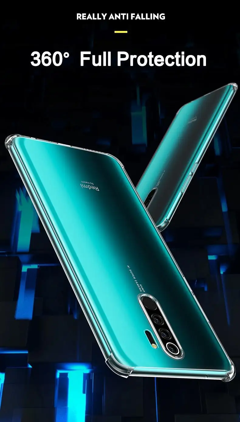 Ударопрочный чехол для Xiaomi Redmi Note8 Pro Note7 Note6, мягкий чехол из ТПУ для Redmi 7A K20 Redmi Note5 4X, силиконовый чехол