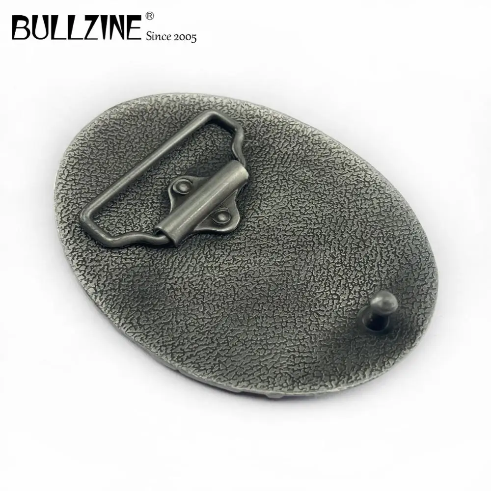 В Bullzine Родео пряжки ремня с оловянной отделкой FP-02628 подходит для детей на возраст
