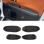 Для Honda XRV Vezel H-RV 4 шт. микрофибра кожа Внутренняя дверь подлокотник панель крышка Защитная отделка