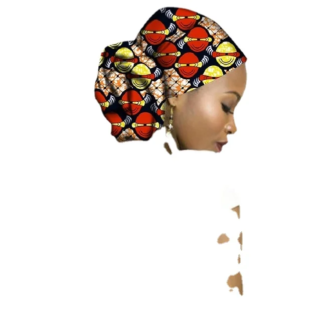 

Cotton African Headscarf Batik Printing Cloth Bag Headband African National Headscarf