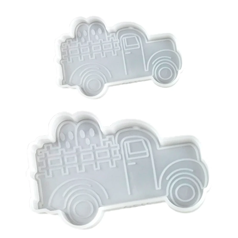 

Ghost Keychain Silicone Mold with Hole Keyring Pendant Handmade Coaster Mold Valentine's Day Gift Jewelry