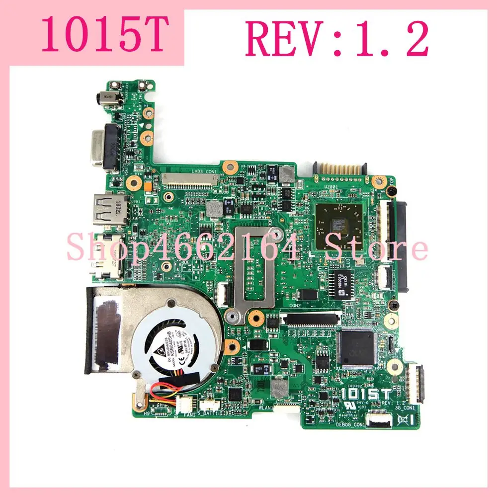 Материнская плата для ноутбука ASUS Eee PC 1015T REV: 1 2 с вентилятором|Компьютерные