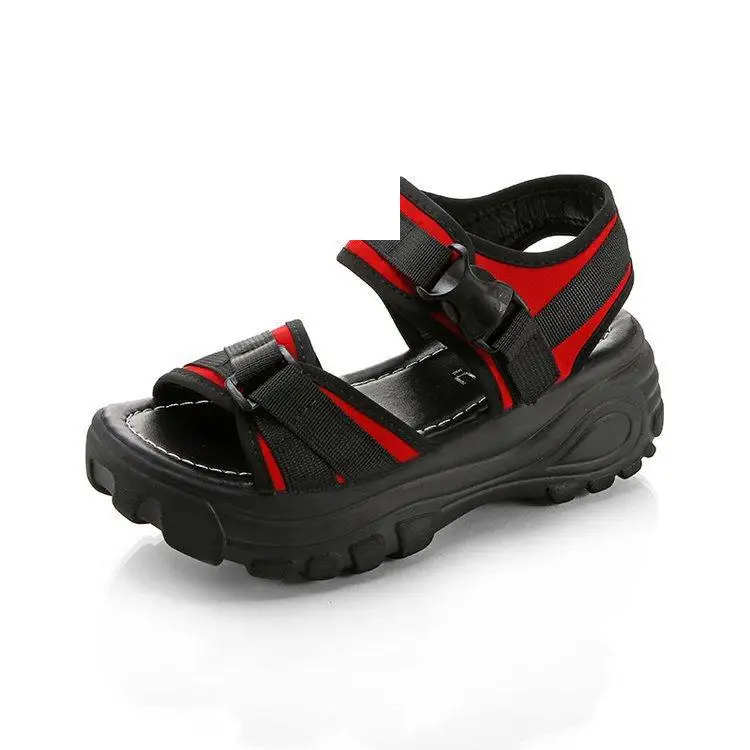 

Clogs With Heel Multicolored Sandals Muffins shoe 2021 Summer Comfort Shoes for Women Shallow Mouth Thick Flat Fashion Without G