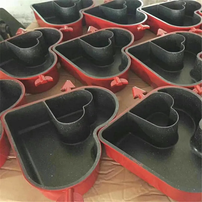 Китайская антипригарная Кастрюля в форме сердца с влюбленной уткой-мандарином |