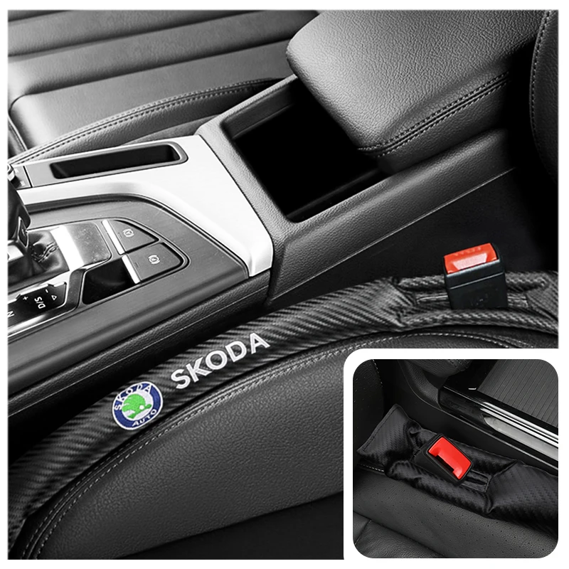 

Leakproof Strip Car Seat Gap Filler Seat Gap Plug Pad Auto Accessories For Skoda Octavia A5 A7 RS Fabia Superb Rapid Kodiaq
