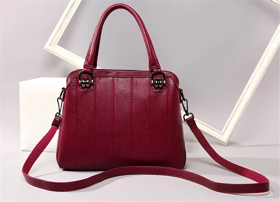 New High Quality Leather Ladies Shoulder Bag Luxury Handbags Women Bags Designer Large Capacity Crossbody Bags For Women