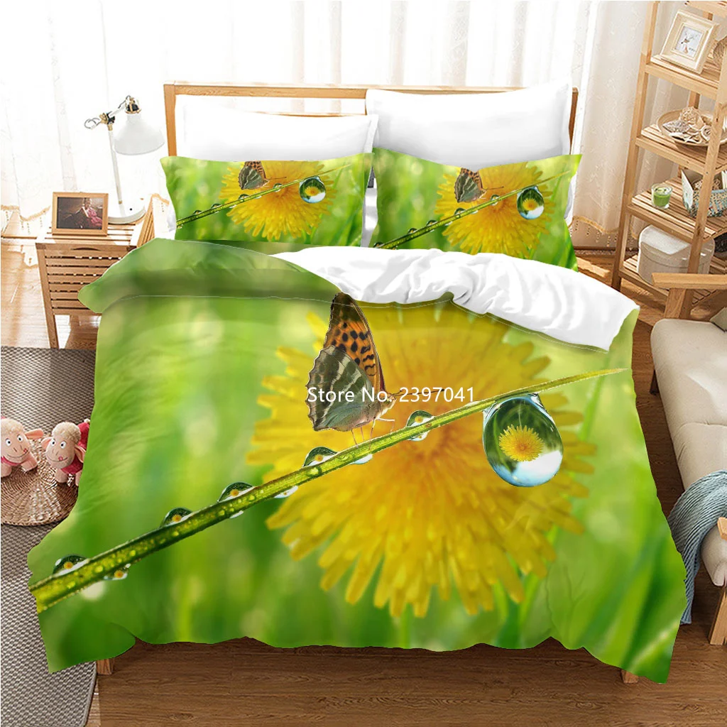 

Beautiful Butterfly Pattern Quilt Pillow Cover 3D Animal Home Textile High Quality Comfortable Bedding Set Girl Bedroom Decor