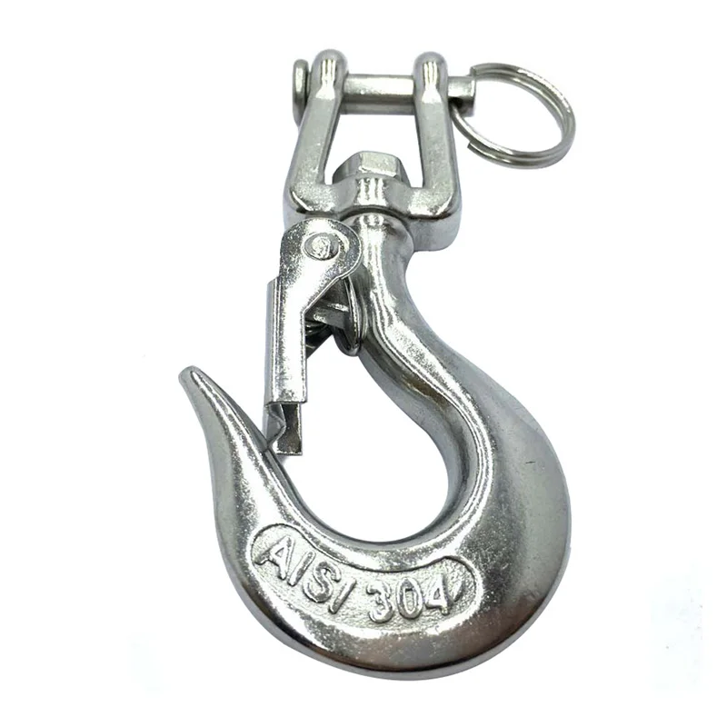 Вертлюжный рым подъемный крюк американского типа оснастки крючок с защелкой 304