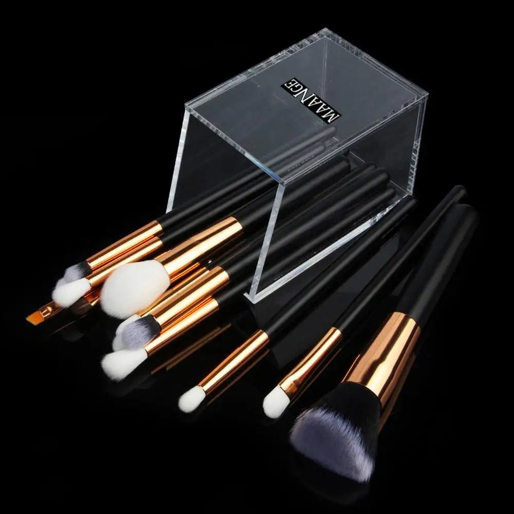 Прозрачная подставка для косметических кистей Акриловый Чехол Органайзер