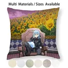 Наволочка Rimuru Tempest-в тот раз, когда я оправдывался, как слизь, наволочка, наволочка, хлопковая, льняная, льняная, из аниме, в этот раз я получил