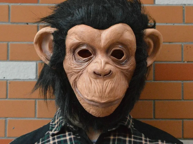 

new toy monkey funny Mask Halloween performance gorilla Latex Mask Masquerade Nightclub Party Cosplay mask Costume Carnival a088