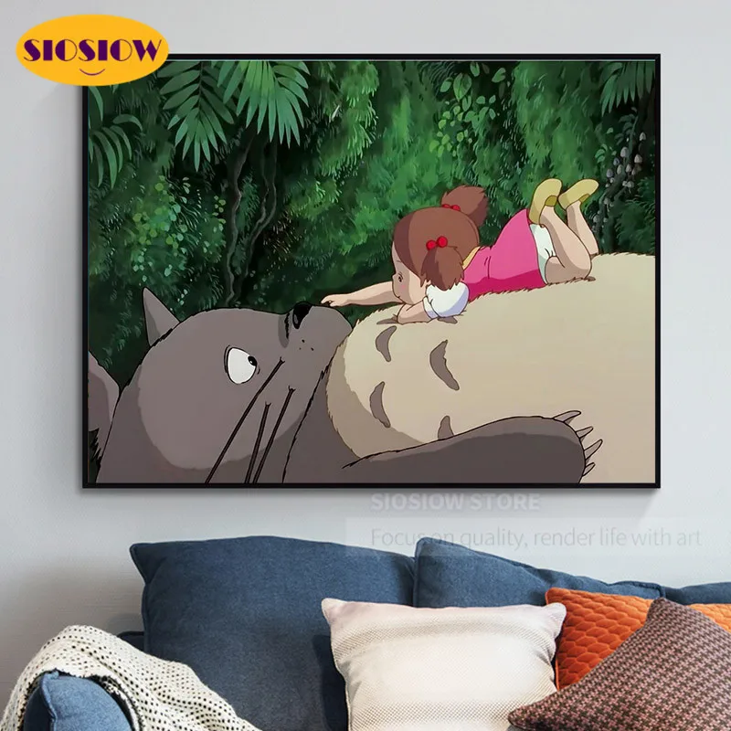 5D Алмазная мозаика сделай сам вышивка Мой сосед Тоторо алмазная живопись