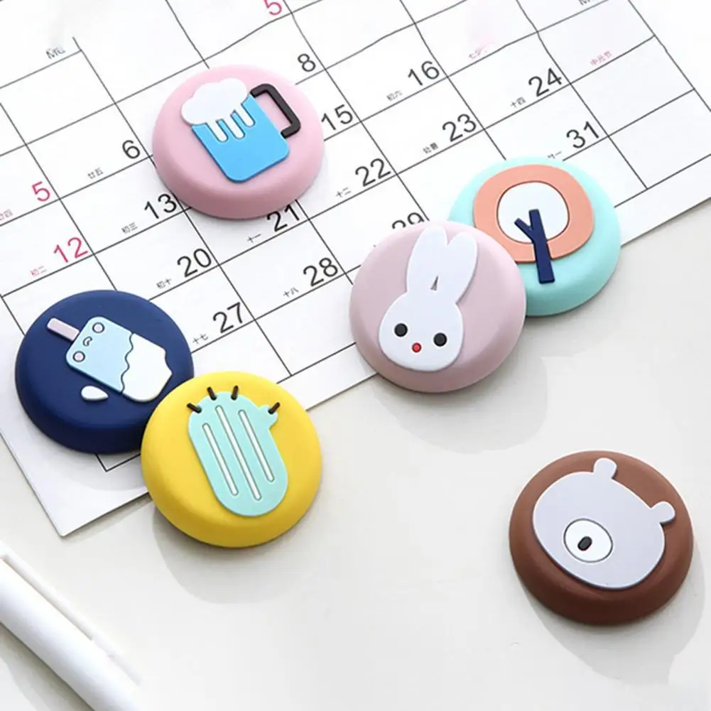 

3Pcs Fridge Sticker Cartoons Home Decor Magnets Cartoon Animals Fridge Magnet for Kitchen Animals Fridge Magnet