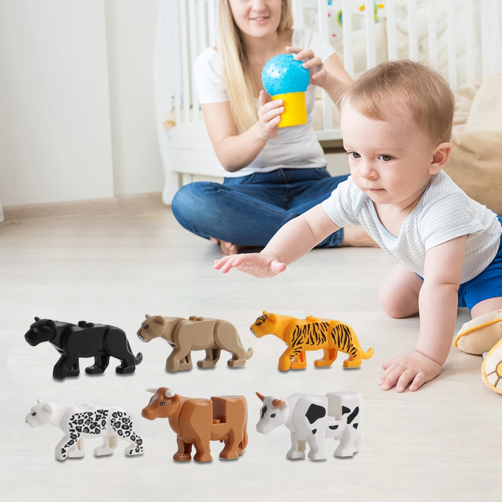 

Crocodile Shark Model Animal Particles Building Blocks Micro Bricks Child Toys Kids DIY Assemble Games Educational Toys