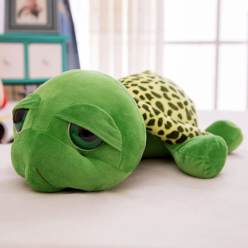 

Free ship 20cm cute soft kids toys big eye tortoise stuffed animals plush toy cartoon turtle doll birthday gift to girlfriend