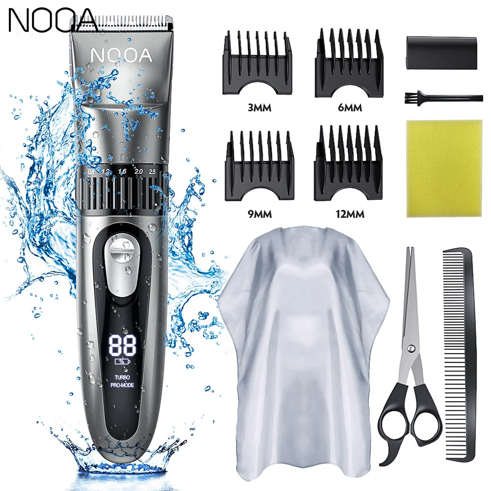 

NOOA Rechargeable Electric Hair Clipper Trimmer For Men professional beard trimmer Cordless Barber machine electric razor man