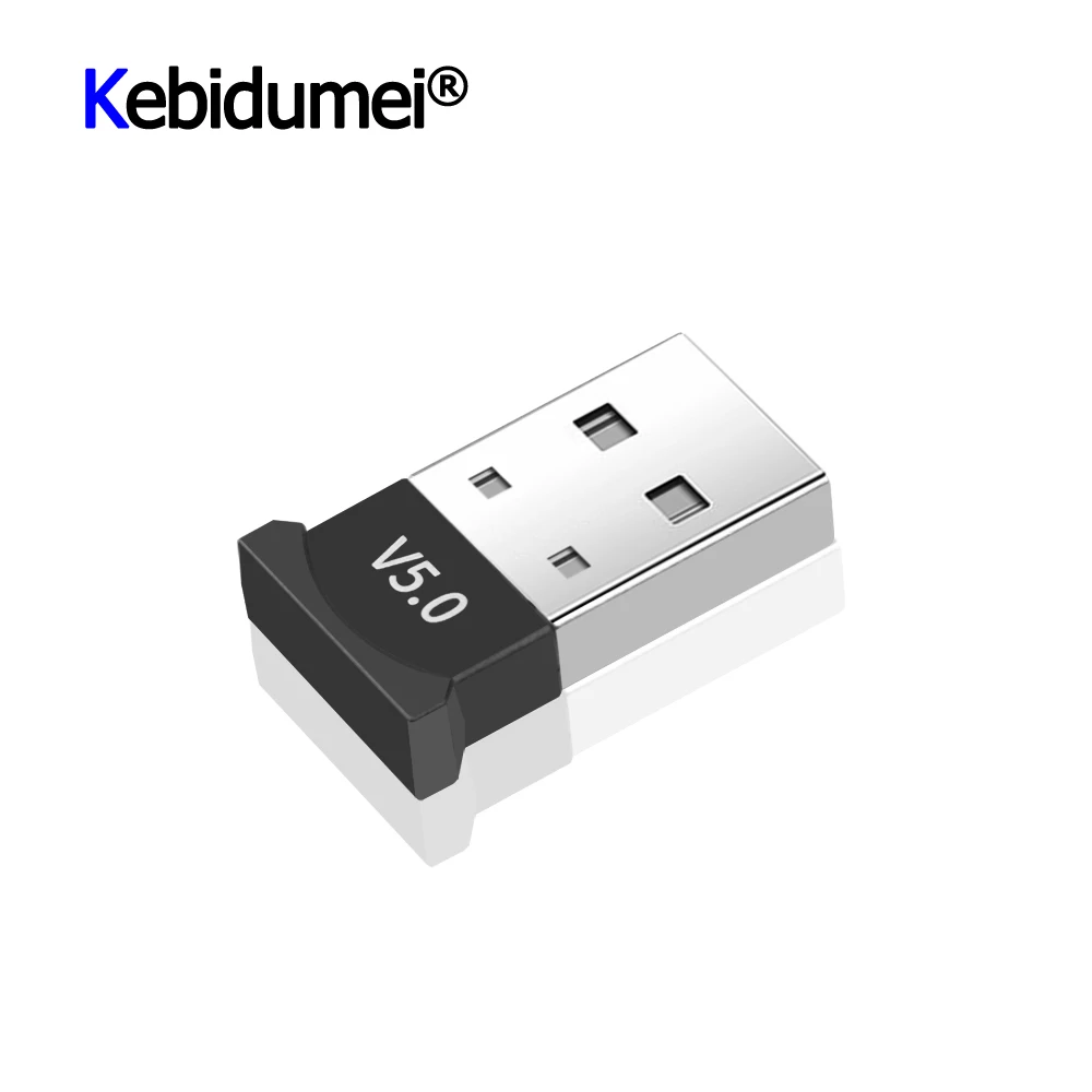 Мини USB адаптер BT V5.0 Bluetooth приемник беспроводной мини ключ для ноутбука мыши