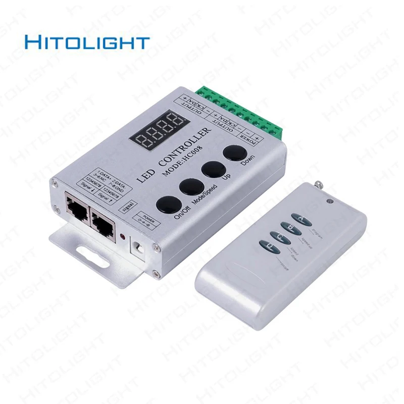 DC5 24V RF4Keys HC008 Программируемый rgb светодиодный контроллер пикселей 133 эффект режимы