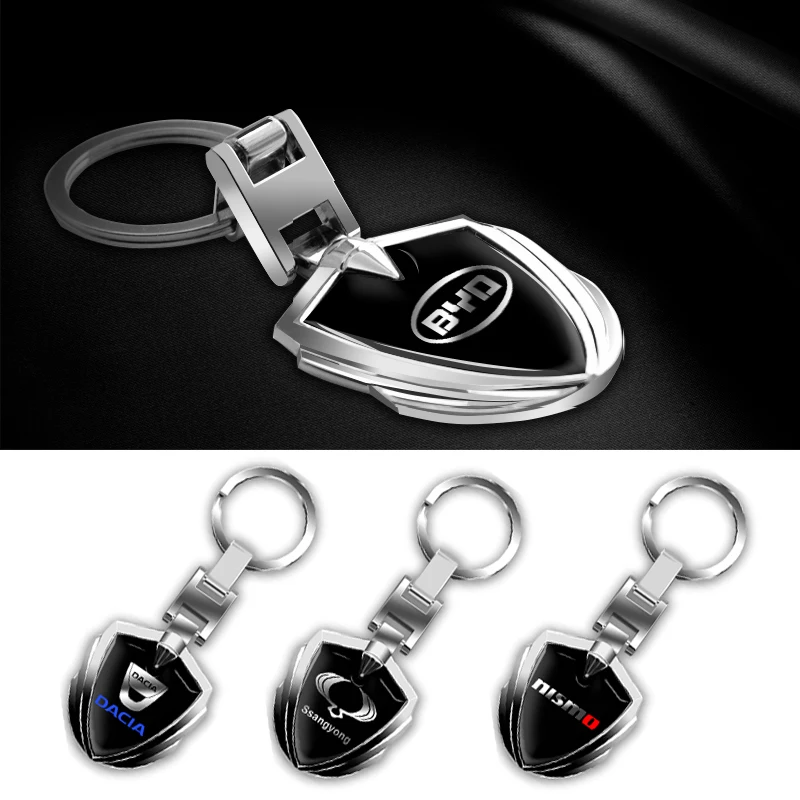 

1pcs Car Metal Aluminum Badge Key Ring Key Chain Car Goods For Mercedes benz AMG W204 W203 W212 W211 W124 W210 GLC GLE E CLA GLA