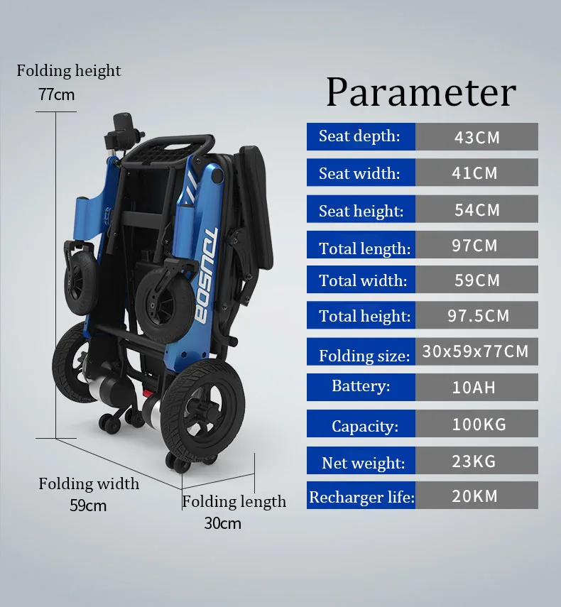 Top 1 sell lightweight electric power wheelchair for disabled can be taken on airplane | Красота и здоровье