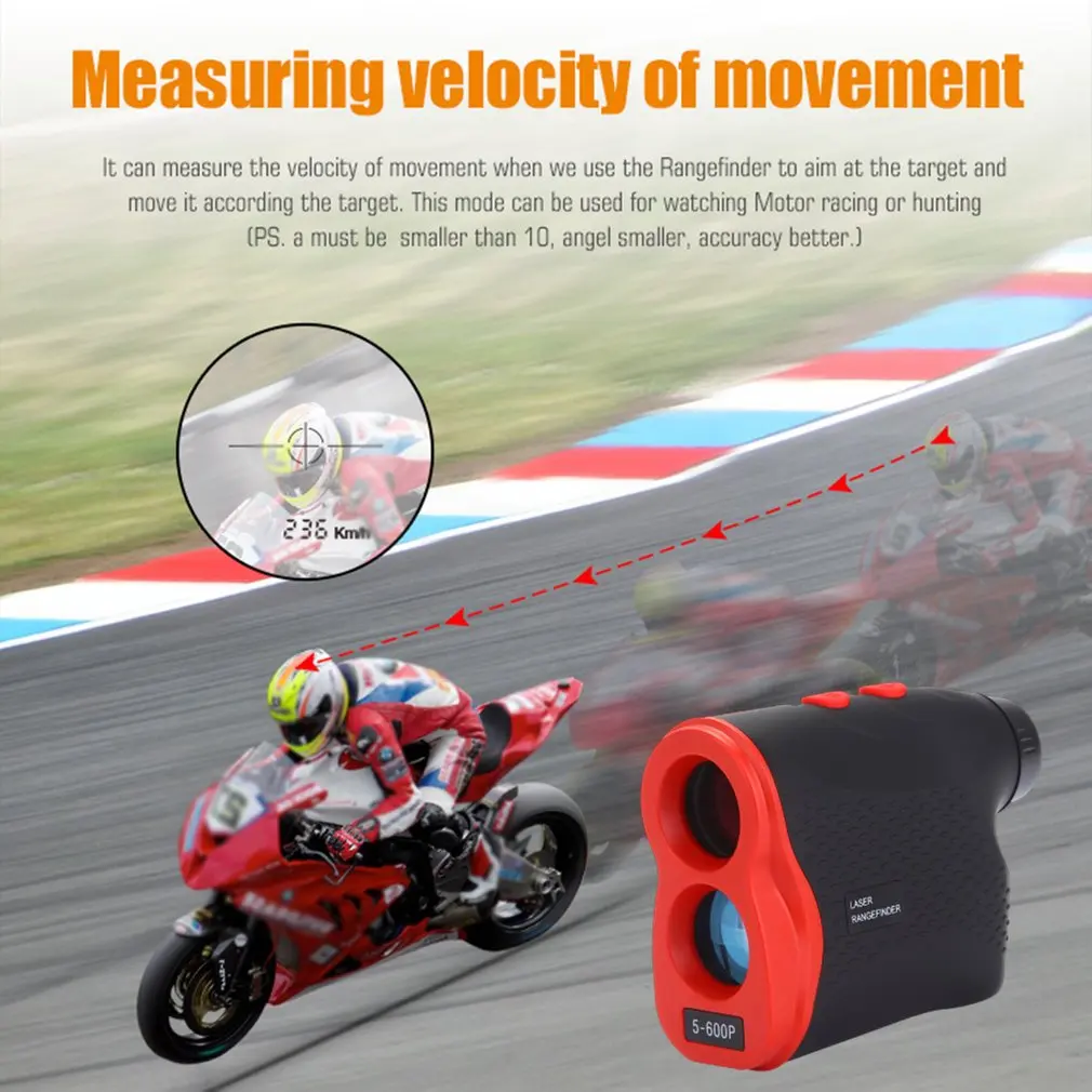 

600M Monocular Telescope Laser Rangefinder Telescope Hunting Golf Outdoor Sports Laser Range Finder Measure