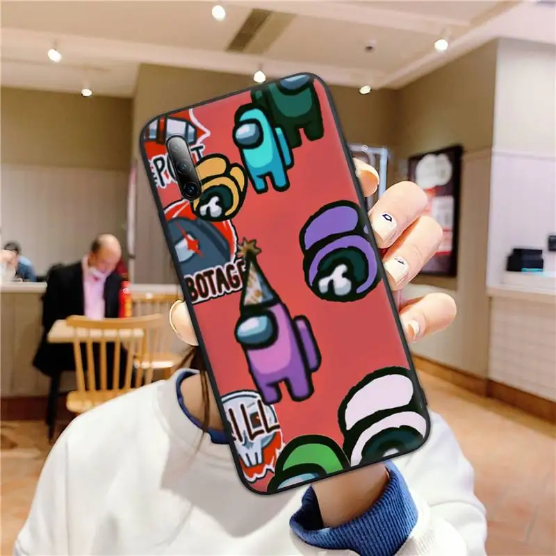 

Among Us Game Silicone Phone Case for redmi 4X 5plus 6 6A7 7A 8 8A 9 note 4 8T 8pro 9 pro Case