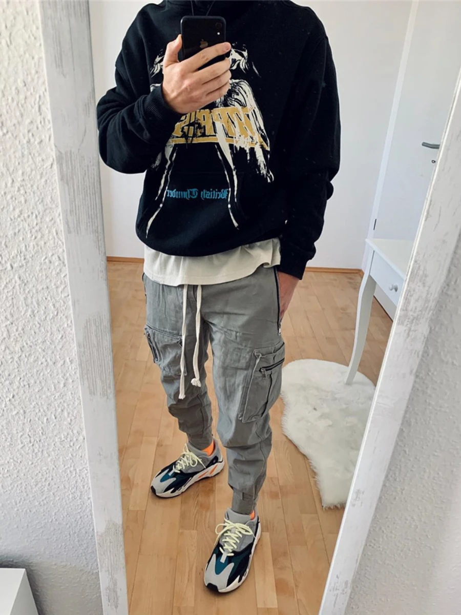 

2021 Spring and Autumn Men's and Women's Fashion Trendy Sweaters Shark Print Thunder Angel Print Retro High Street Hoodie