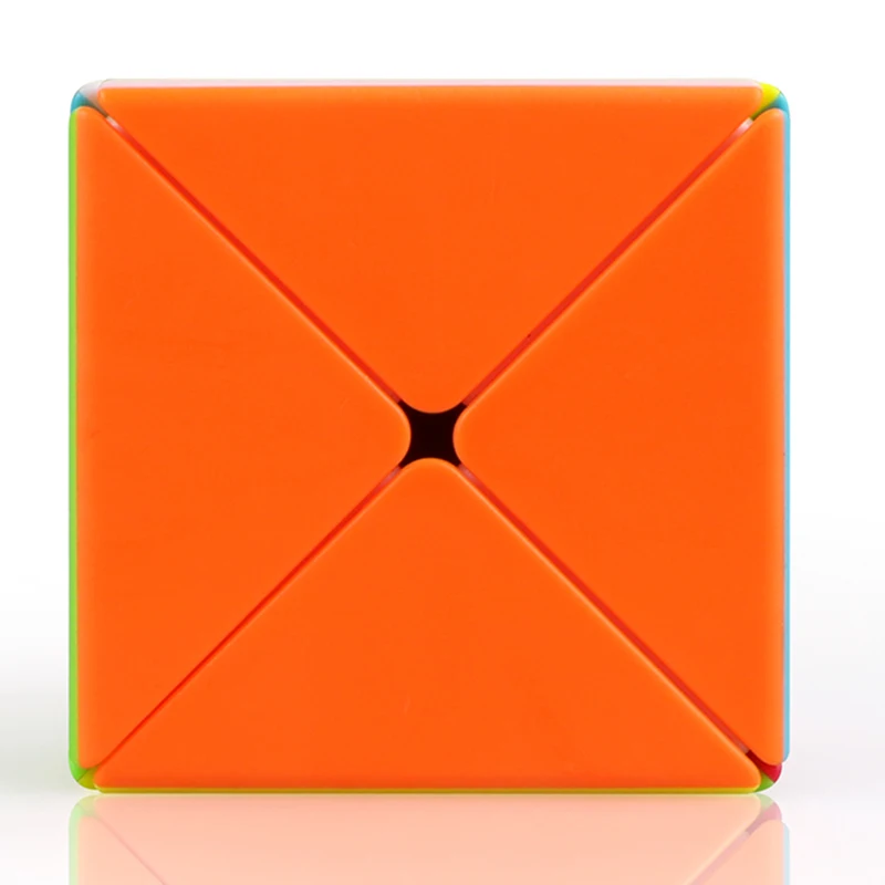 Волшебный кубик Qiyi X образной формы без наклеек 3x3x3 Speedcube Mofangge черная головоломка
