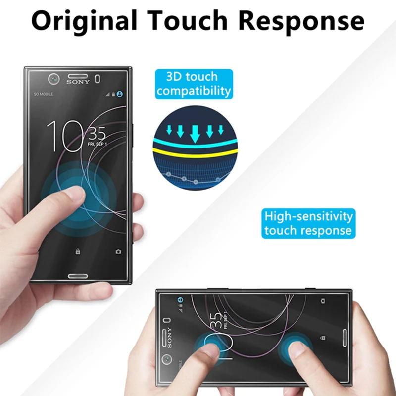 Screen Transparent Glass for Sony Xperia XZ XZS XZ2 Premium Tempered Glass for Sony XZ3 XZ2 XZ1 Compact Glass on Xperia L L1 L2