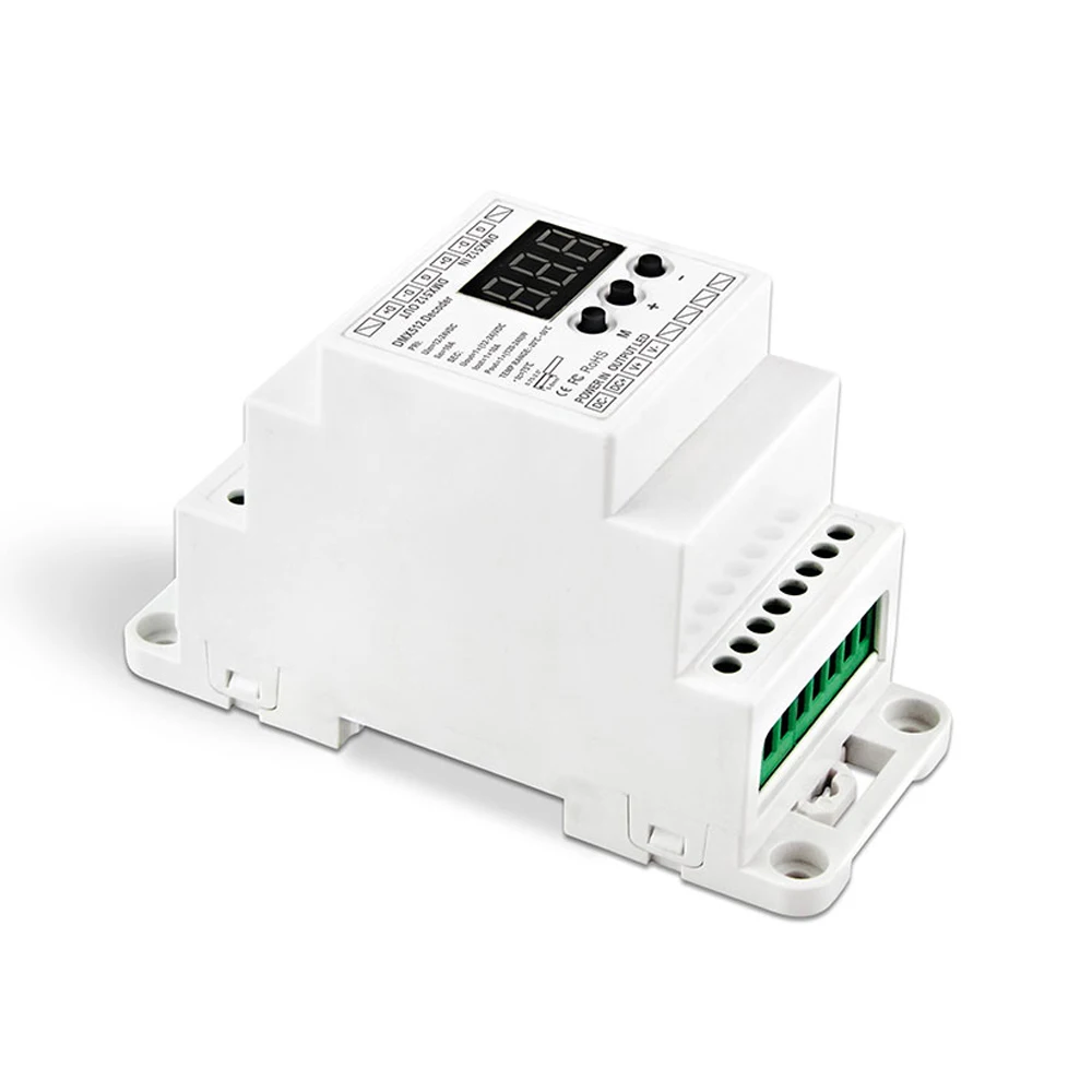 Новый светодиодный DMX512 декодер постоянного напряжения RGB RGBW RGBCCT контроллер ленты