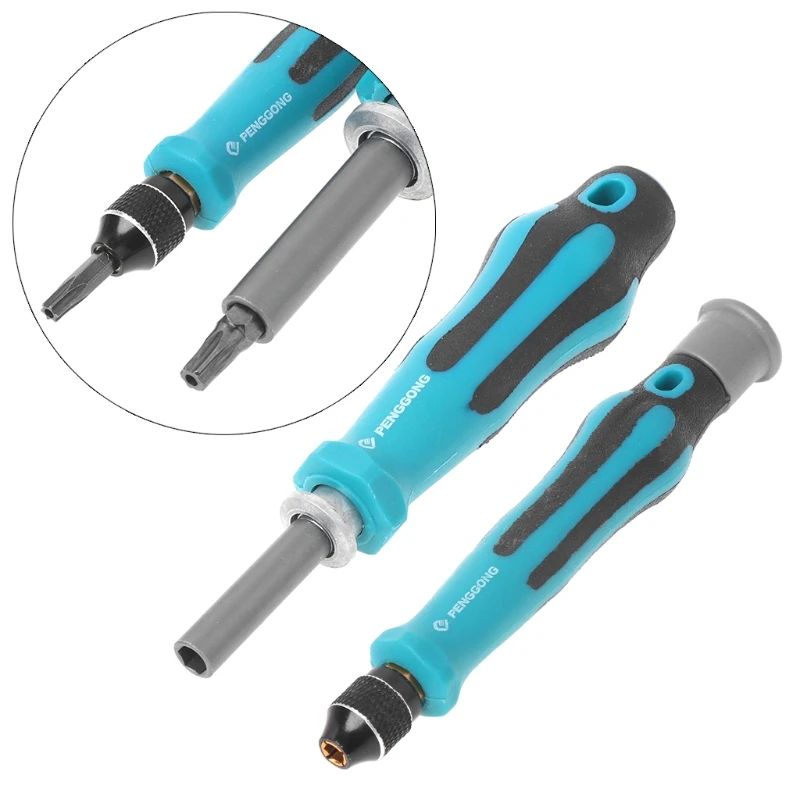 

P9YB 58-In-1 Set Precision Screwdriver Hex Phillips Torx Slotted Bit Kit Repair Tools
