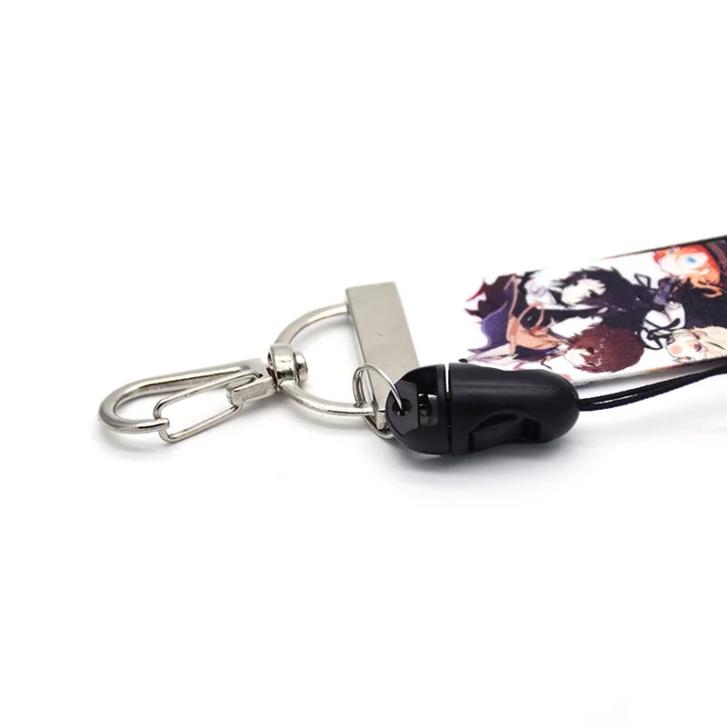 

1 Pcs Cute Anime Bungou Stray Dogs Mobile Phone Lanyard Hand Strap Wristband Ribbon Long Lanyard Detachable Keychain Figure Toys