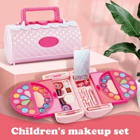 girls makeup toy kit portable cosmetics make up washable pretend play makeup toys for children kids christmas gift toys