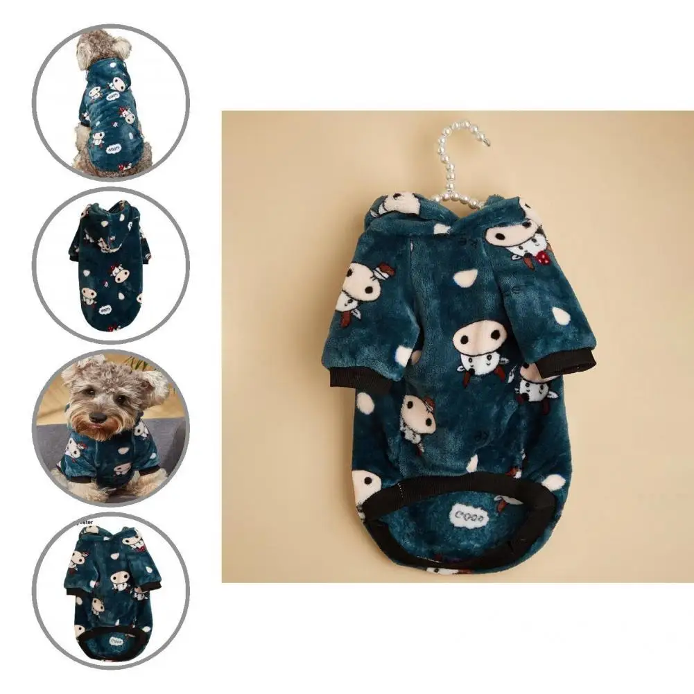 

Хорошая одежда для домашних животных без запаха, зимняя толстовка с мультяшным принтом, пальто для щенков, Толстовка для домашних животных
